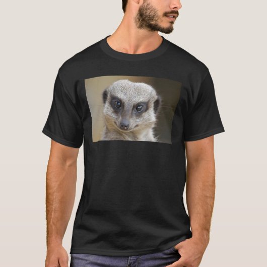 Meerkat herauf nahes T-Shirt (Vorderseite)