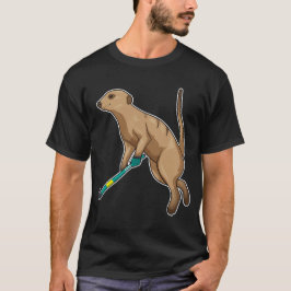 Meerkat Hockey Hockeystick T-Shirt