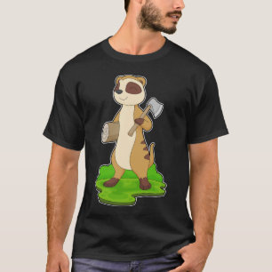 Meerkat Holzfälleraxt T-Shirt