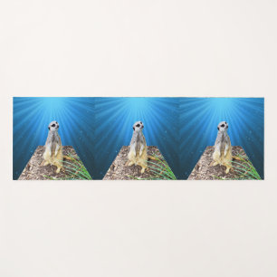 Meerkat im Sonnenlicht, Yoga Mat Yogamatte