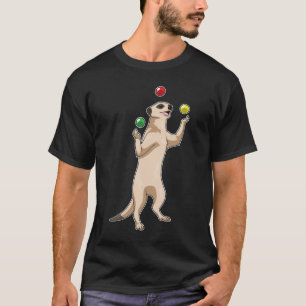 Meerkat Jongleur Jongliert T-Shirt