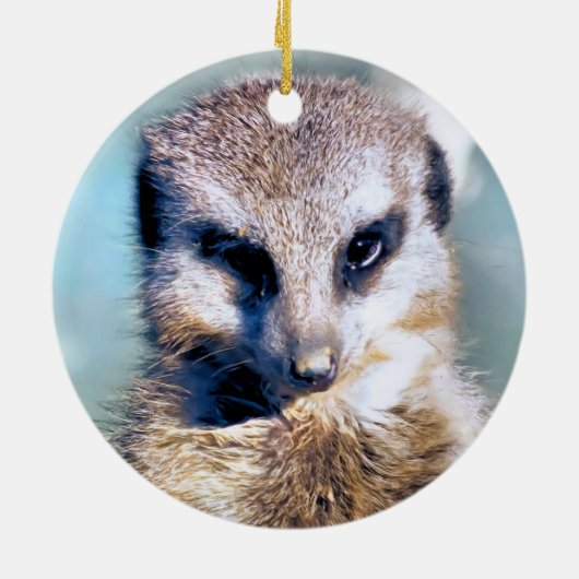 MEERKAT KERAMIK ORNAMENT (Hinten)