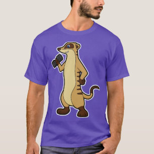 Meerkat Krafttraining mit Dumbell T-Shirt