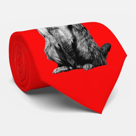 Meerkat Krawatte (Gerollt)