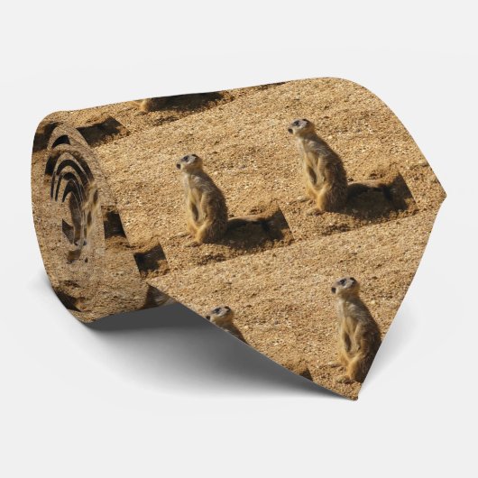 Meerkat Krawatte (Gerollt)