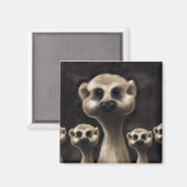 Meerkat Kühlschrankmagnet (Vorderseite/Rückseite)