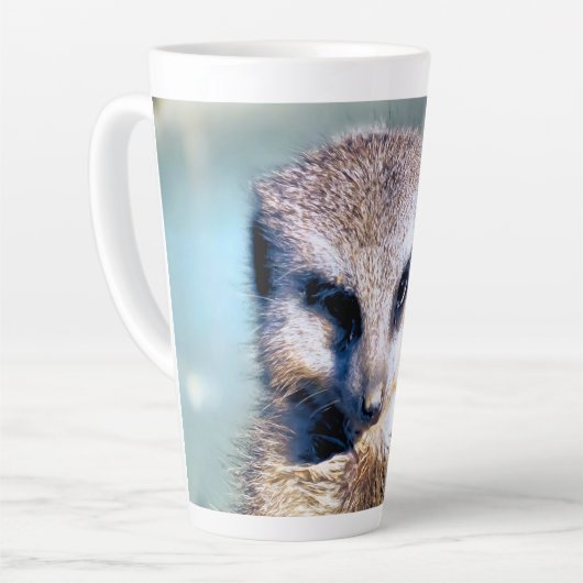 MEERKAT Latte Tasse (Linke Ecke)