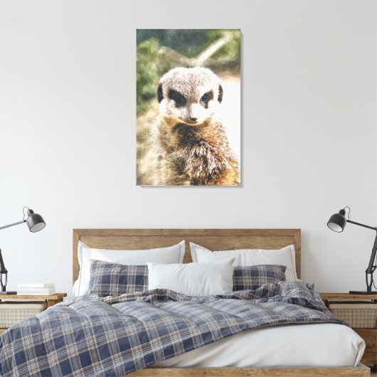 MEERKAT LEINWANDDRUCK (Insitu (Schlafzimmer))
