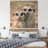 Meerkat Leinwanddruck (Insitu (Schlafzimmer))