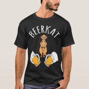 Meerkat Lover Geschenk Funny Pun-Beerkat T-Shirt