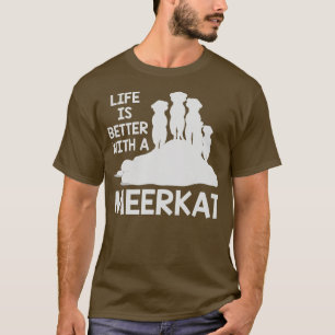 Meerkat Lover Tierspende Meerkat T-Shirt