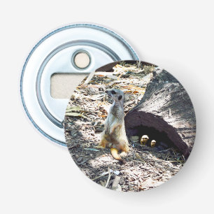 Meerkat Mama mit ihren Kindern, Flaschenöffner