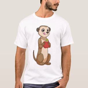 Meerkat mit Apple T-Shirt