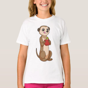 Meerkat mit Apple T-Shirt