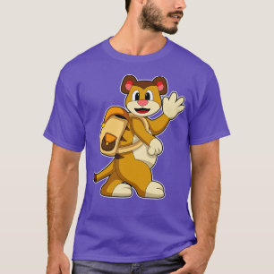 Meerkat mit Backpack T-Shirt