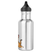 Meerkat mit Balloon Edelstahlflasche (Rechts)