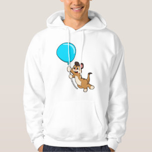 Meerkat mit Balloon Hoodie