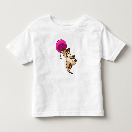 Meerkat mit Balloon Kleinkind T-shirt (Vorderseite)