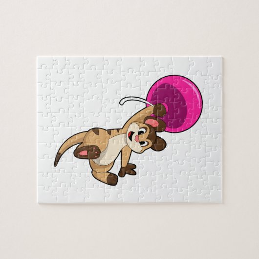 Meerkat mit Balloon Puzzle (Horizontal)