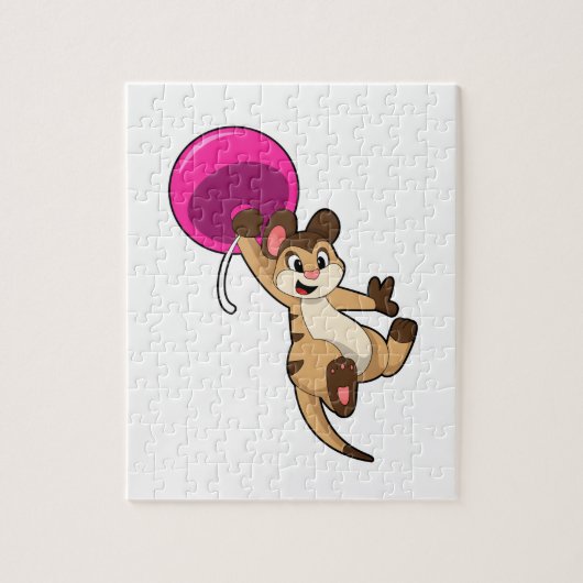 Meerkat mit Balloon Puzzle (Vertikal)