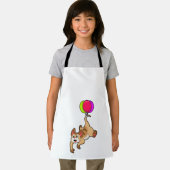 Meerkat mit Balloon Schürze (Insitu)