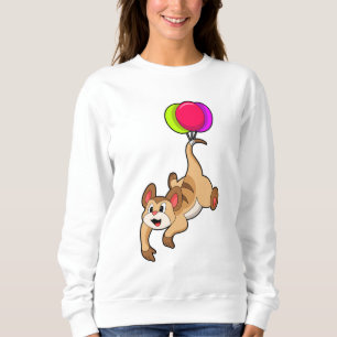 Meerkat mit Balloon Sweatshirt