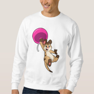 Meerkat mit Balloon Sweatshirt