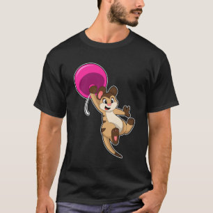 Meerkat mit Balloon T-Shirt