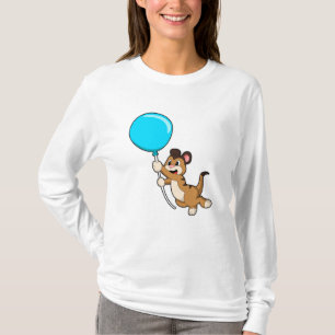 Meerkat mit Balloon T-Shirt