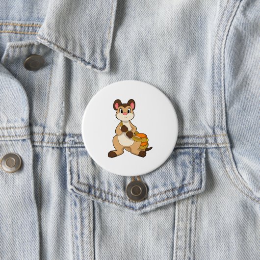 Meerkat mit Beutel Button (Beispiel)