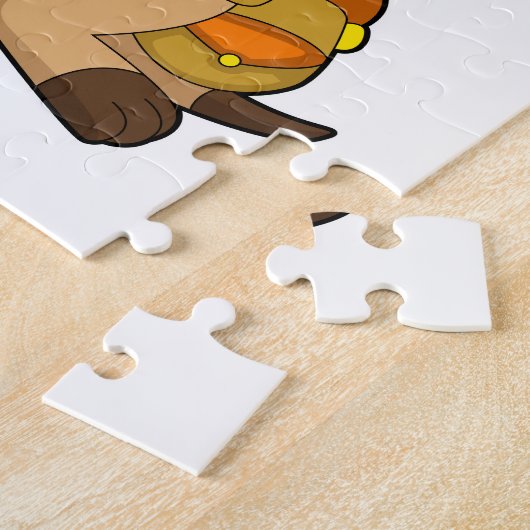 Meerkat mit Beutel Puzzle (Seite)