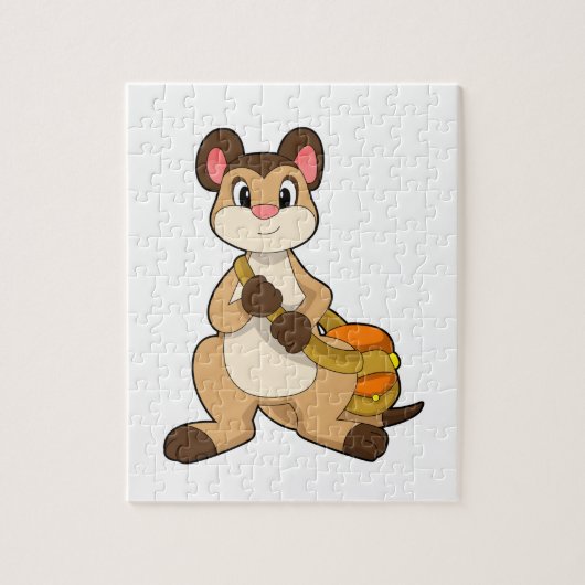 Meerkat mit Beutel Puzzle (Vertikal)