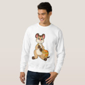 Meerkat mit Beutel Sweatshirt (Vorne ganz)