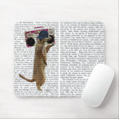Meerkat mit Boom Box Ghetto Blaster 2 Mousepad (Mit Mouse)