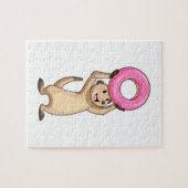 Meerkat mit Donut Puzzle (Horizontal)