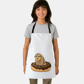 Meerkat mit Donut Schürze (Insitu)