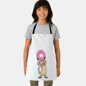 Meerkat mit Donut Schürze (Insitu)