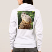 Meerkat mit hoher Aussicht, Hoodie (Rückseite)