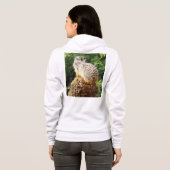 Meerkat mit hoher Aussicht, Hoodie (Schwarz voll)