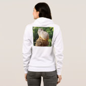 Meerkat mit hoher Aussicht, Hoodie (Schwarz voll)