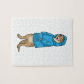 Meerkat mit Hoodie Puzzle (Horizontal)