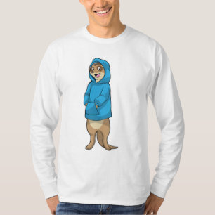 Meerkat mit Hoodie T-Shirt