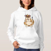 Meerkat mit Horn Hoodie (Vorderseite)
