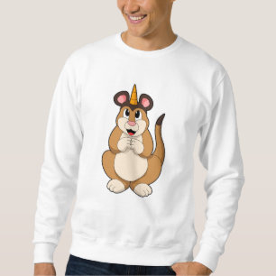 Meerkat mit Horn Sweatshirt