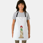 Meerkat mit Hut und Scarf Schürze (Insitu)