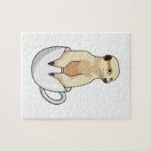 Meerkat mit Kaffee-Cup Puzzle (Horizontal)