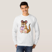 Meerkat mit Kaffee-Cup T-Shirt (Vorne ganz)