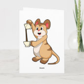 Meerkat mit Kaffeekanne und Kaffee.PNG Karte (Rückseite)