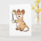 Meerkat mit Kaffeekanne und Kaffee.PNG Karte (Gelbe Blume)