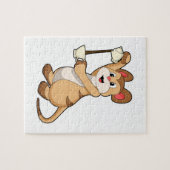 Meerkat mit Kaffeekanne und Kaffee.PNG Puzzle (Horizontal)